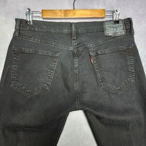 Levis 511 Mens Black Slim Fit Jeans Size 32x30 Gray Stretch‎